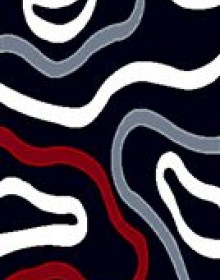 Високоворсний килим Loop Shaggy 8639A BLACK - высокое качество по лучшей цене в Украине.